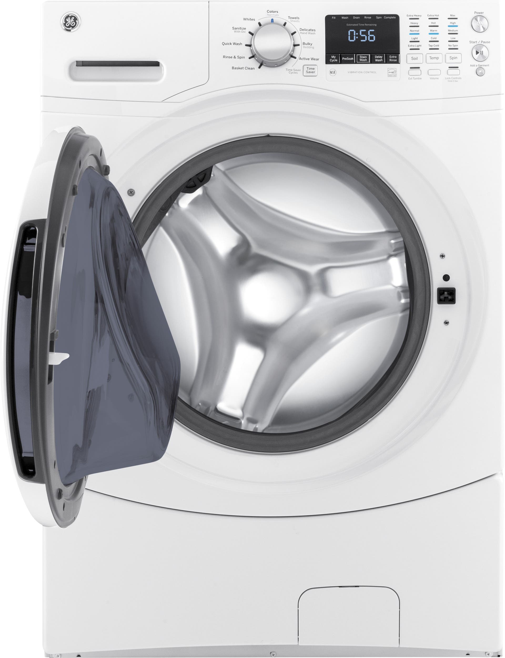 GE GFW430SSMWW White