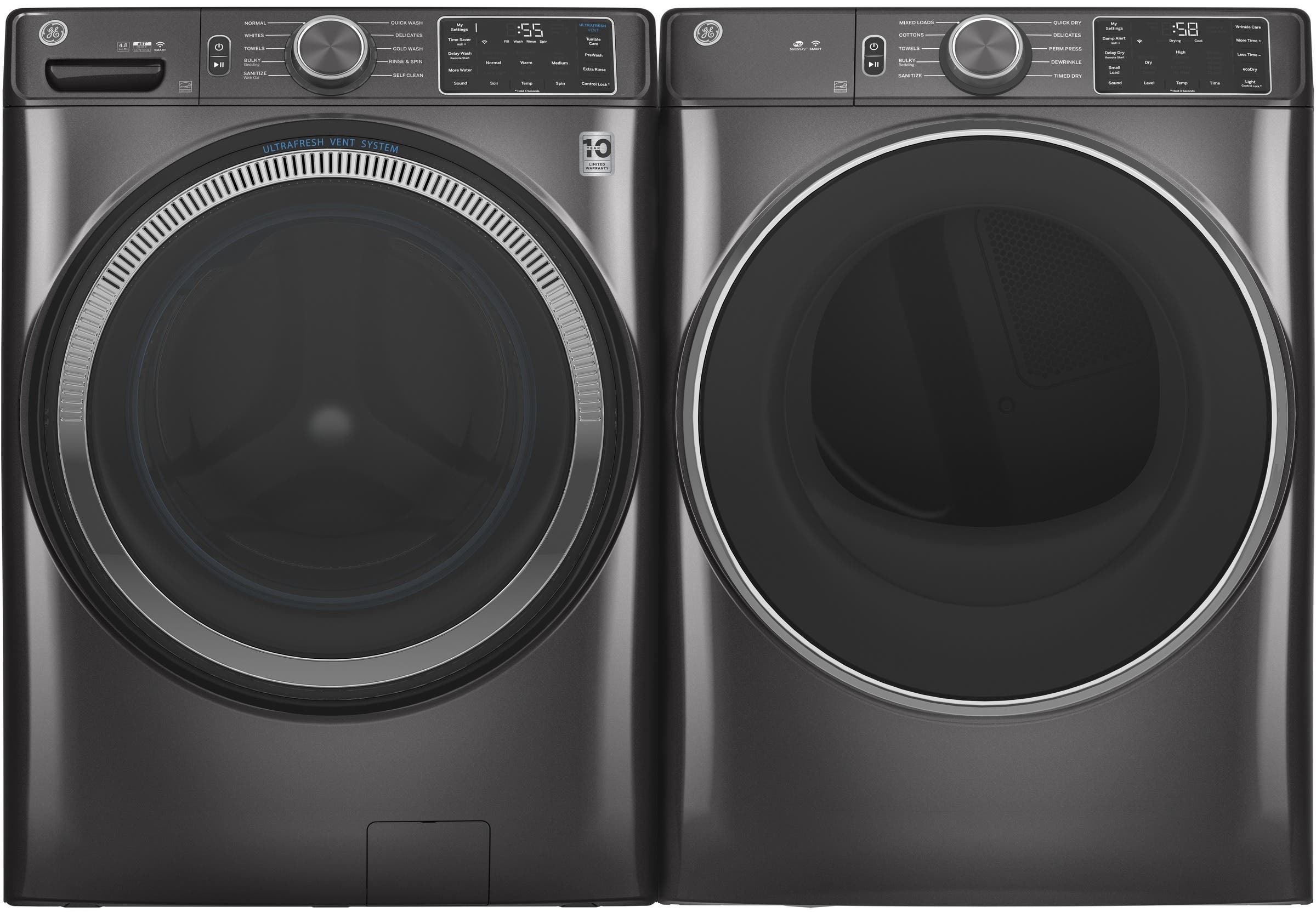 GE GFW550SPNDG Diamond Gray