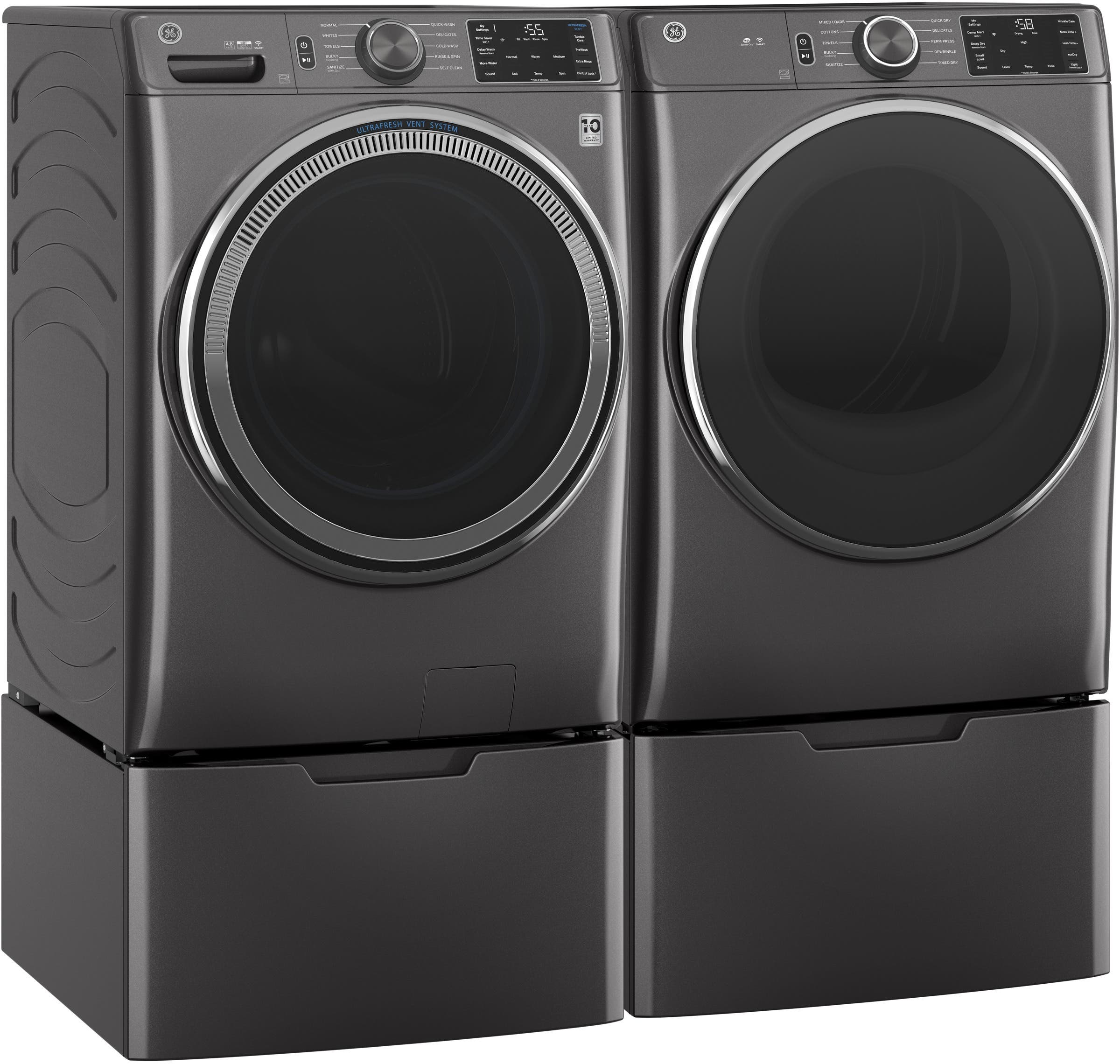 GE GFW550SPNDG Diamond Gray