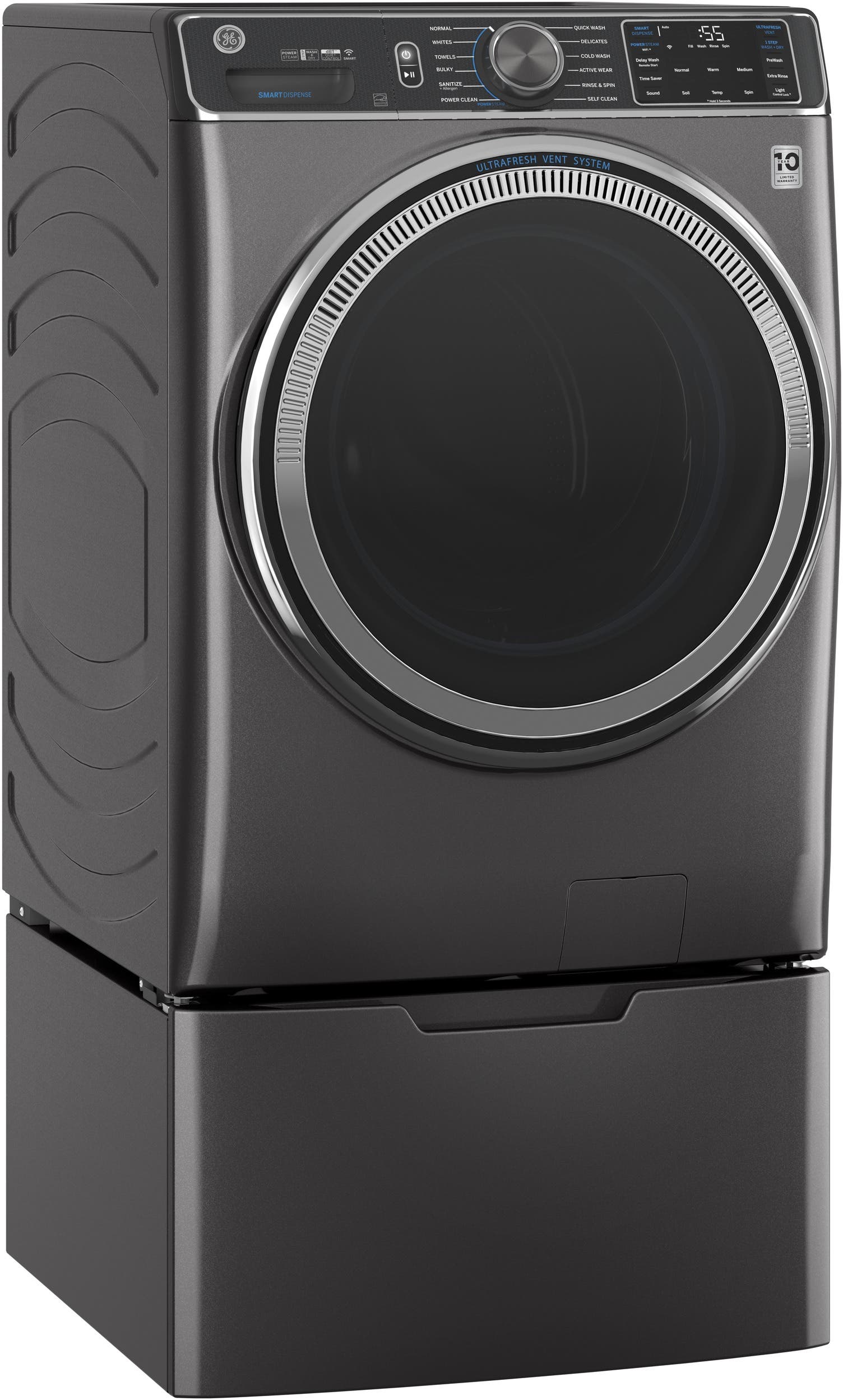 GE GFW850SPNDG Diamond Gray