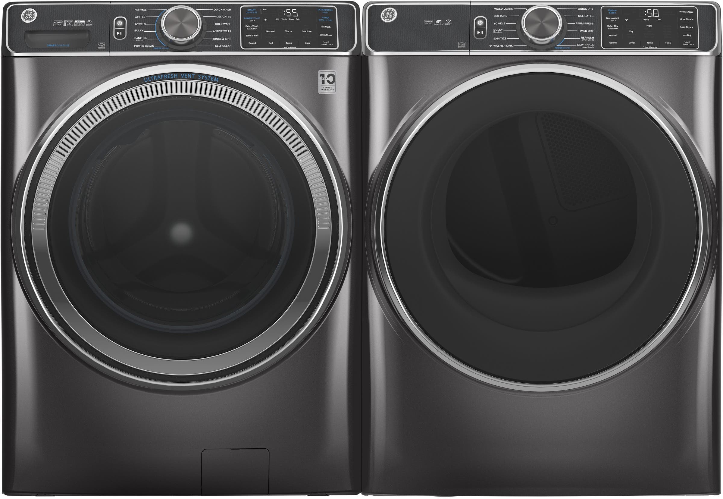 GE GFW850SPNDG Diamond Gray