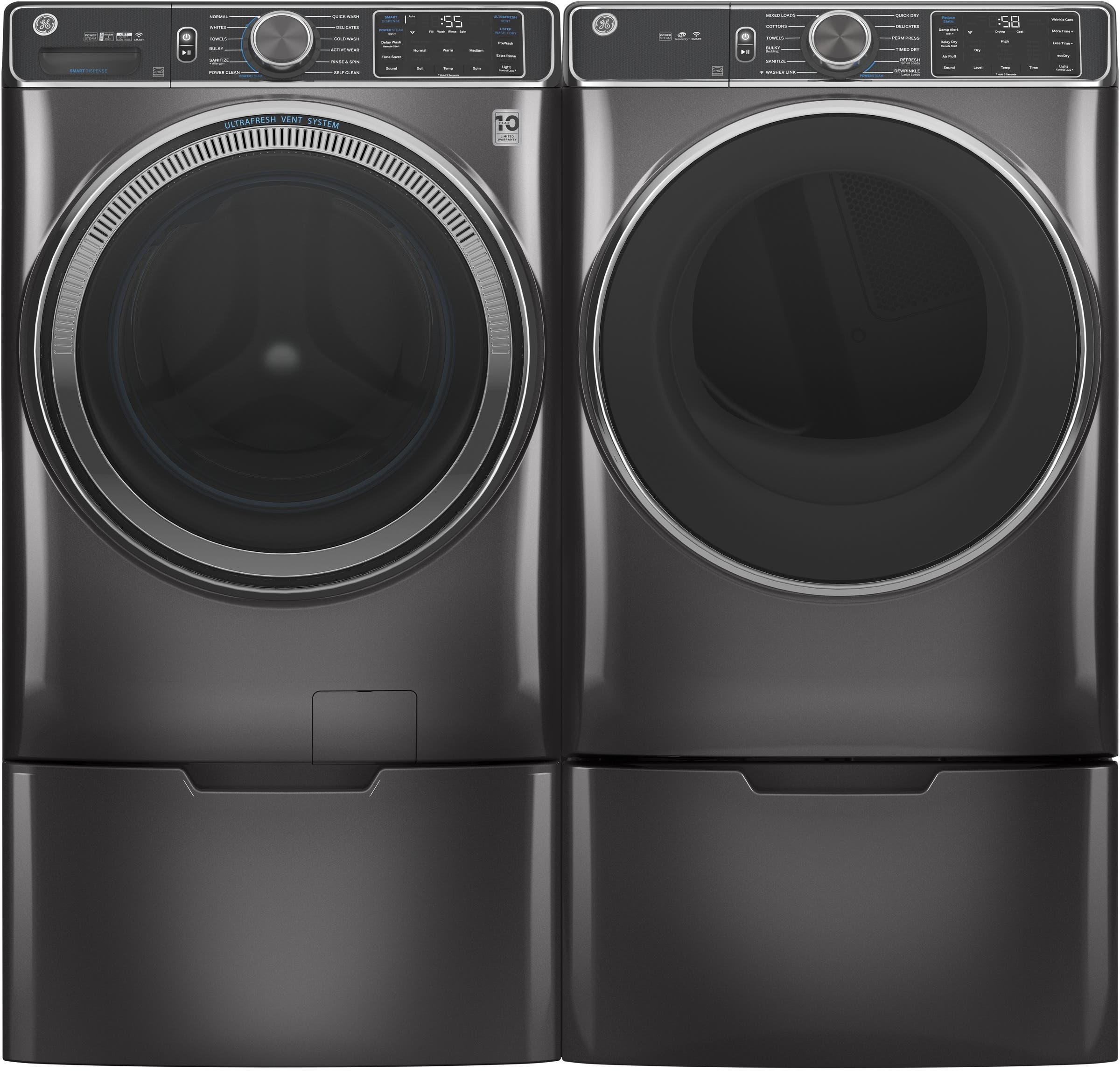 GE GFW850SPNDG Diamond Gray