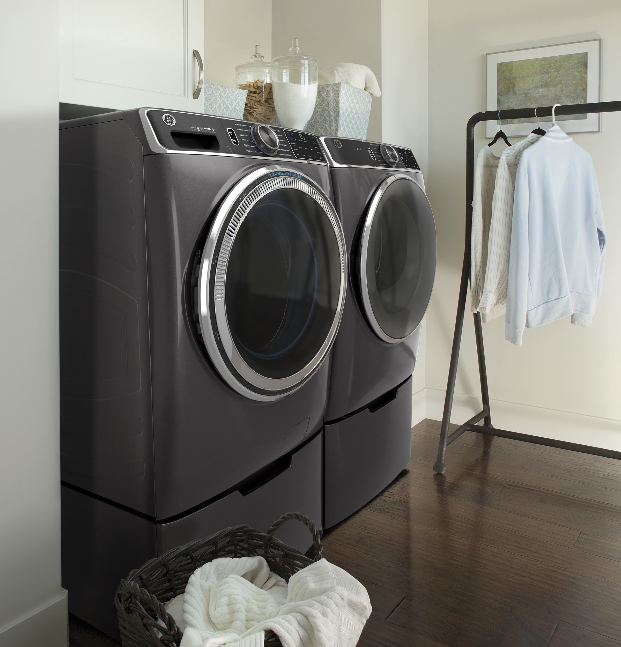 GE GFW850SPNDG Diamond Gray