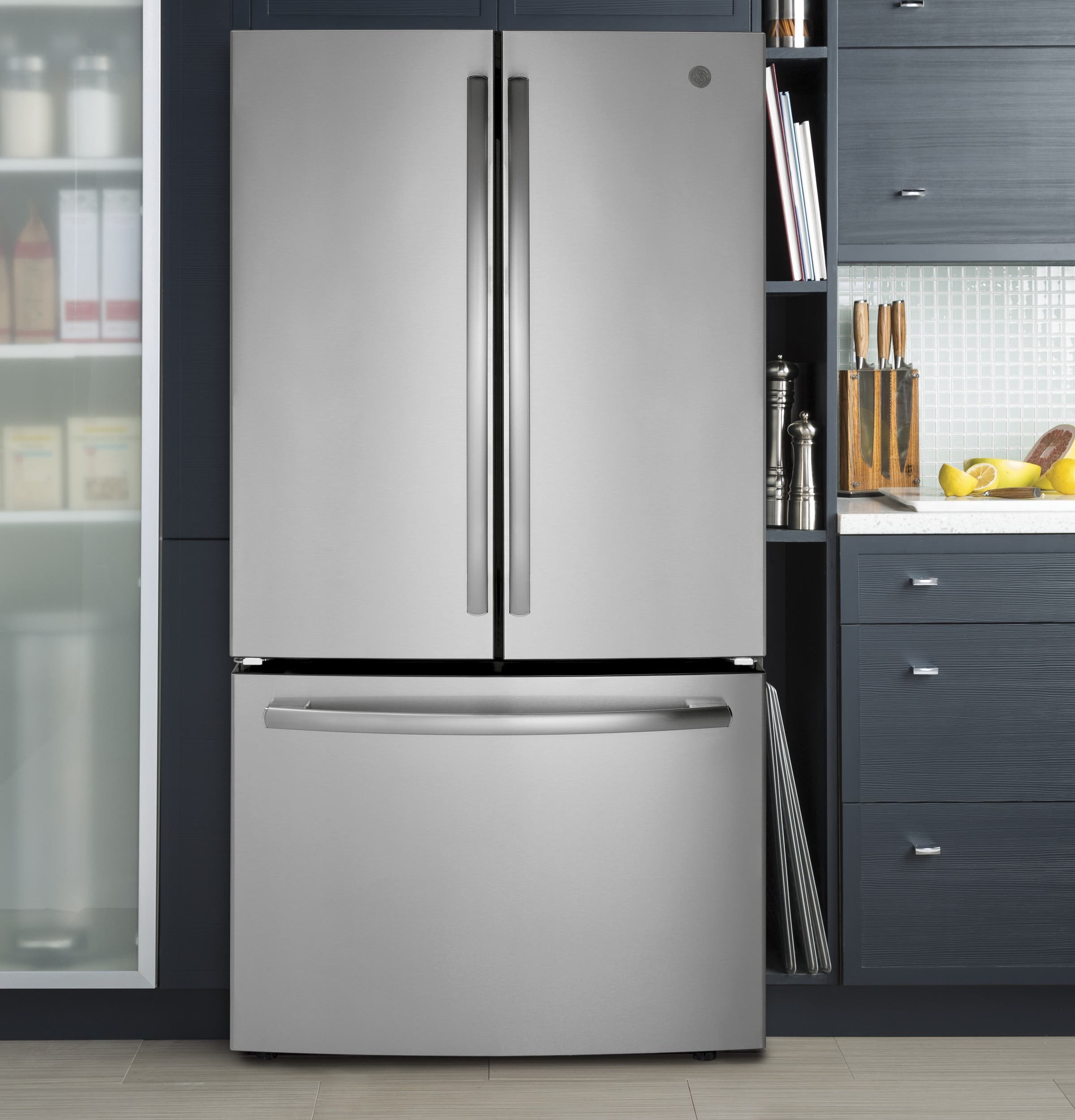 GE GNE27ESMSS Stainless Steel