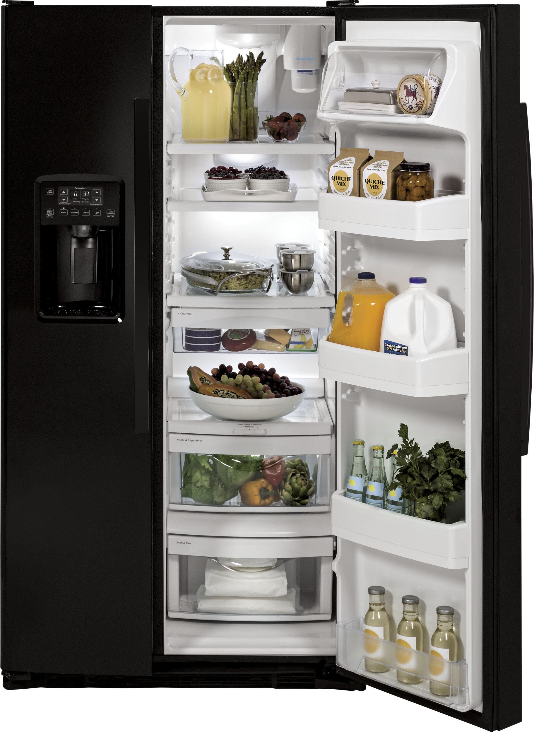 GE GSS25GGHBB Black