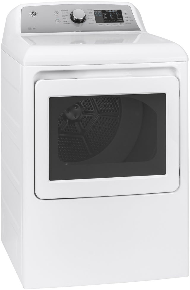 GE GTD72GBSNWS 27 Inch Gas Dryer with Sensor Dry: White