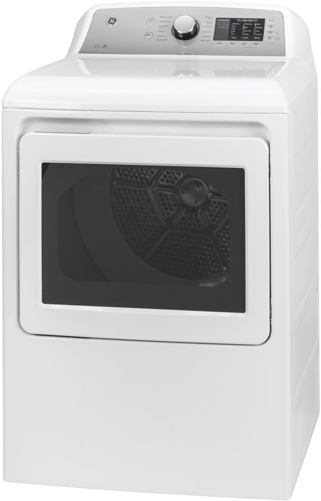 GE GTD72GBSNWS 27 Inch Gas Dryer with Sensor Dry: White