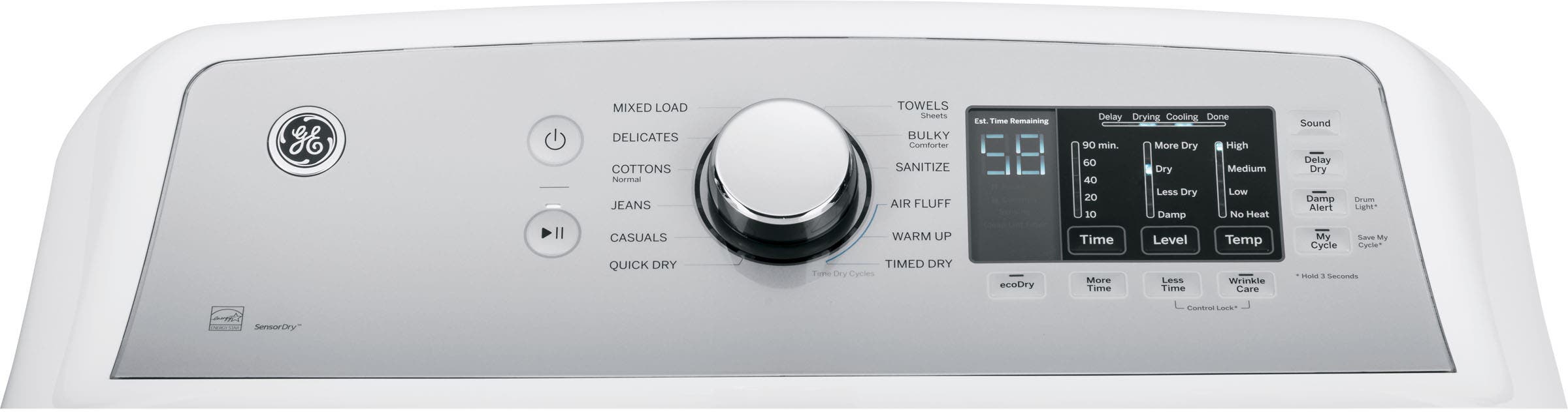 GE GTD72GBSNWS White