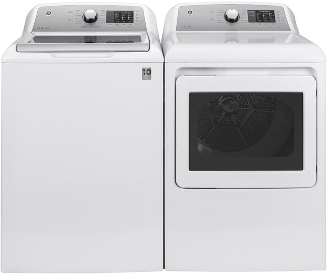 GE GTD72GBSNWS 27 Inch Gas Dryer with Sensor Dry: White