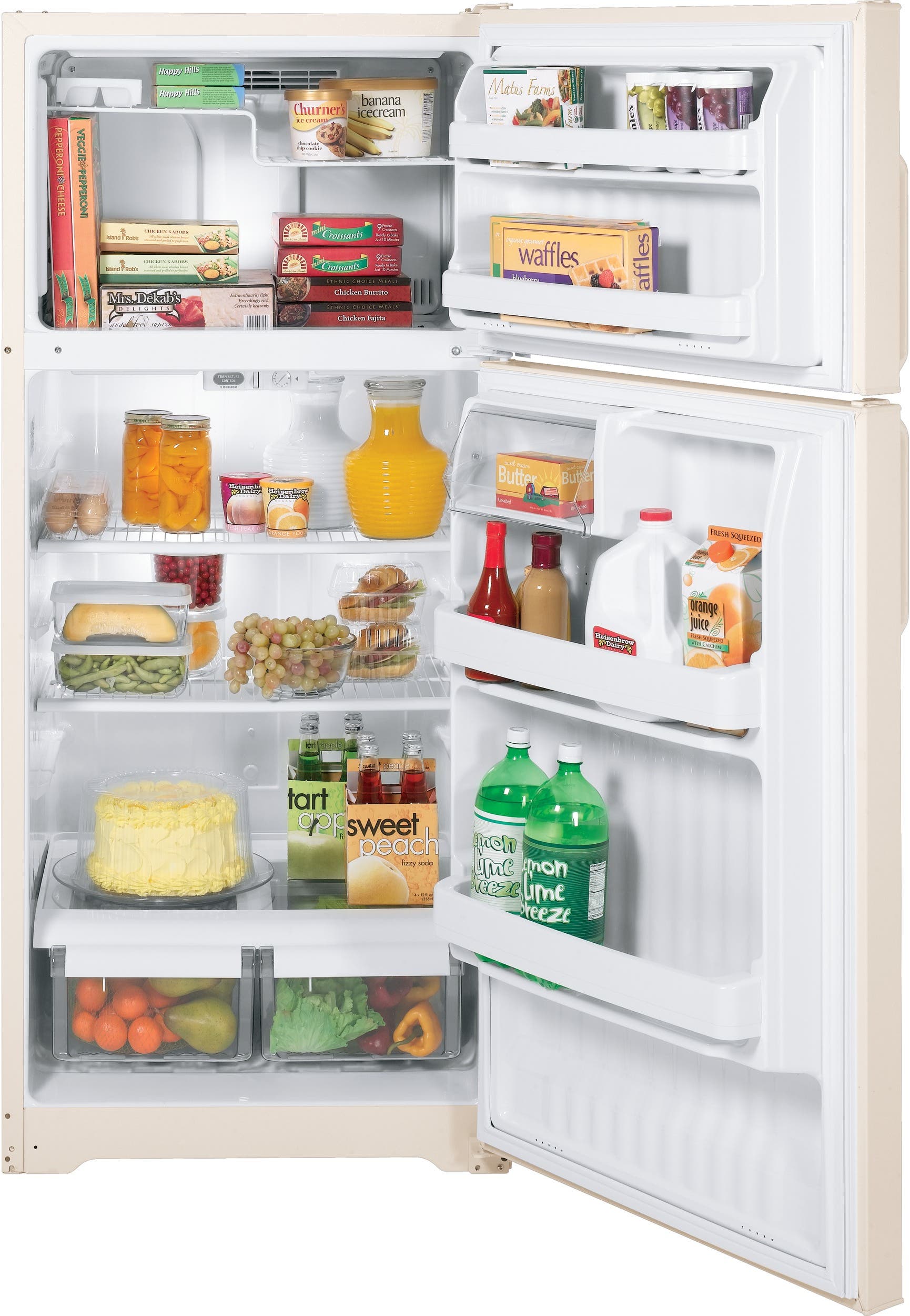 GE GTH16DBERCC Bisque with Right Hinge Side