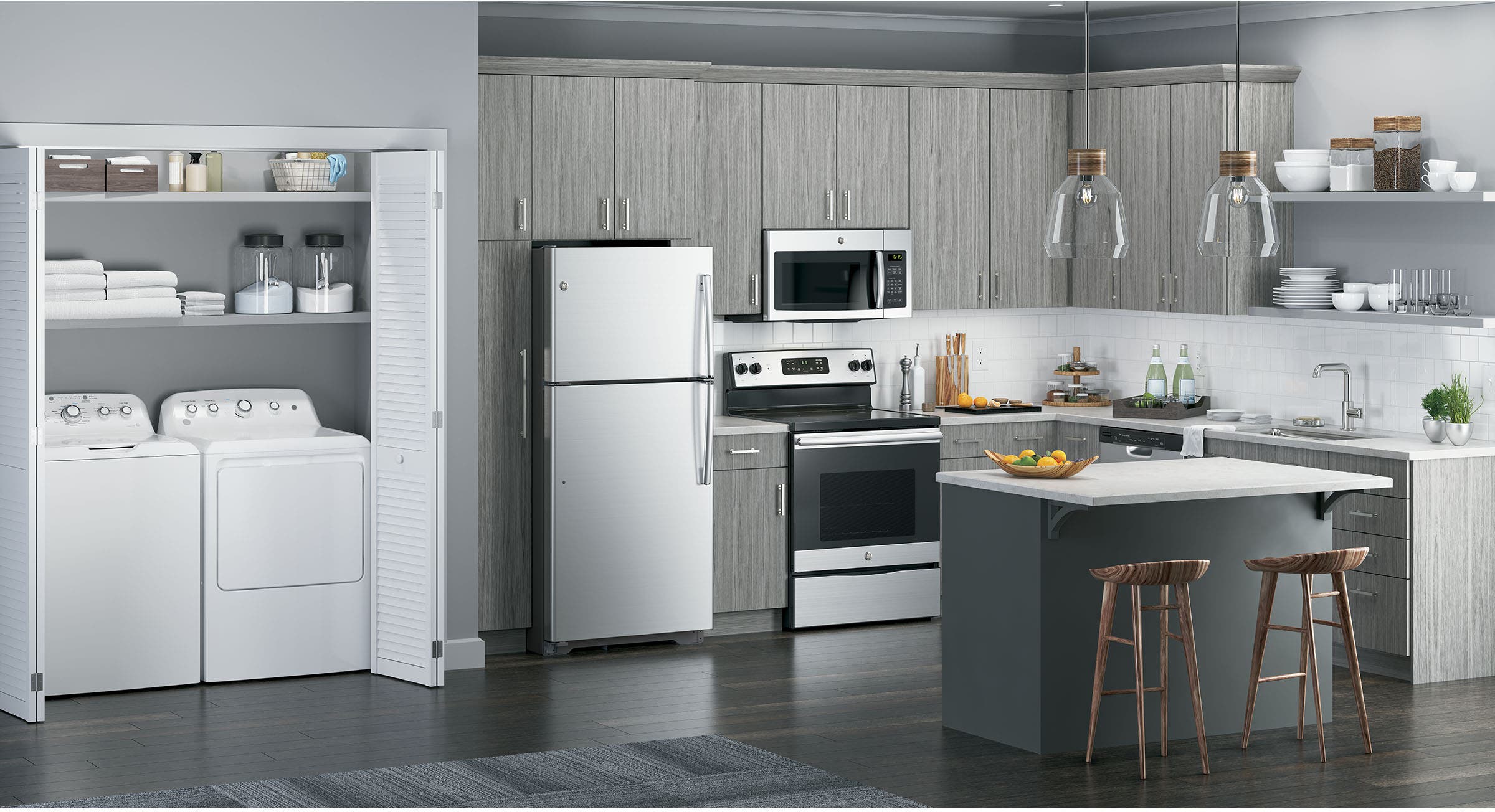 GE GTW460ASJWW White