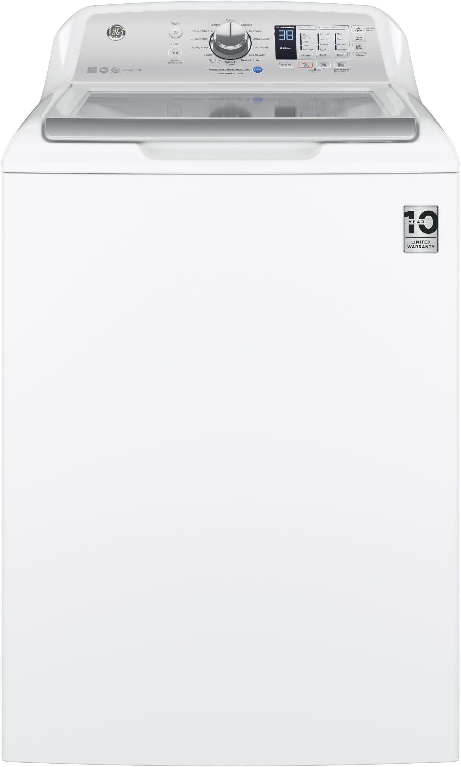 GE GTW680BSJWS White