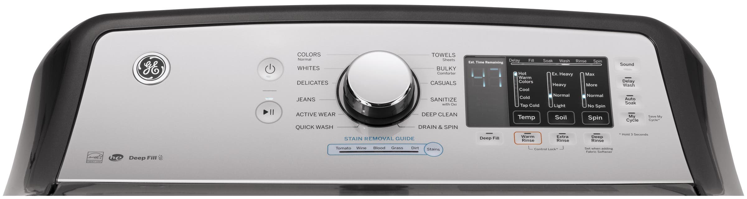 GE GTW720BPNDG Diamond Gray