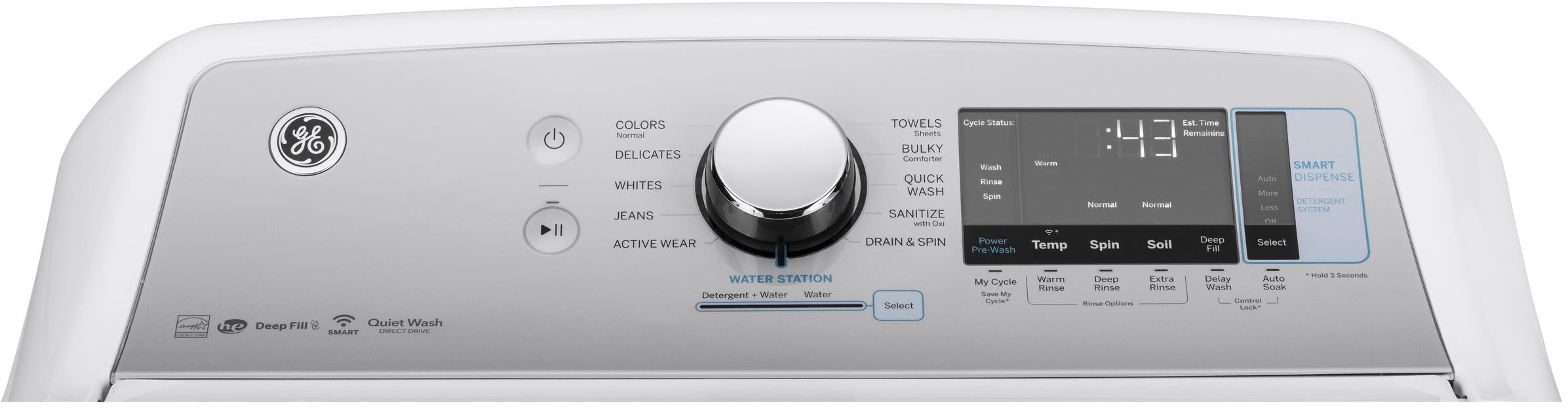 GE GTW845CSNWS White