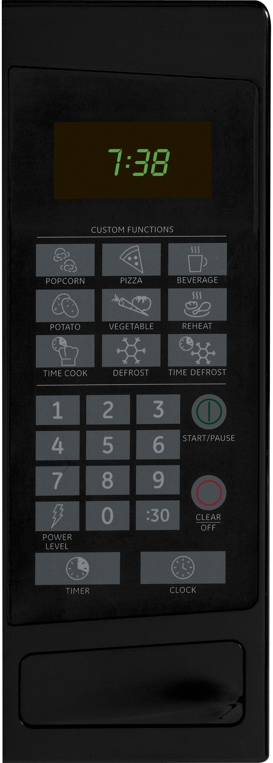GE JES0738DPBB Black