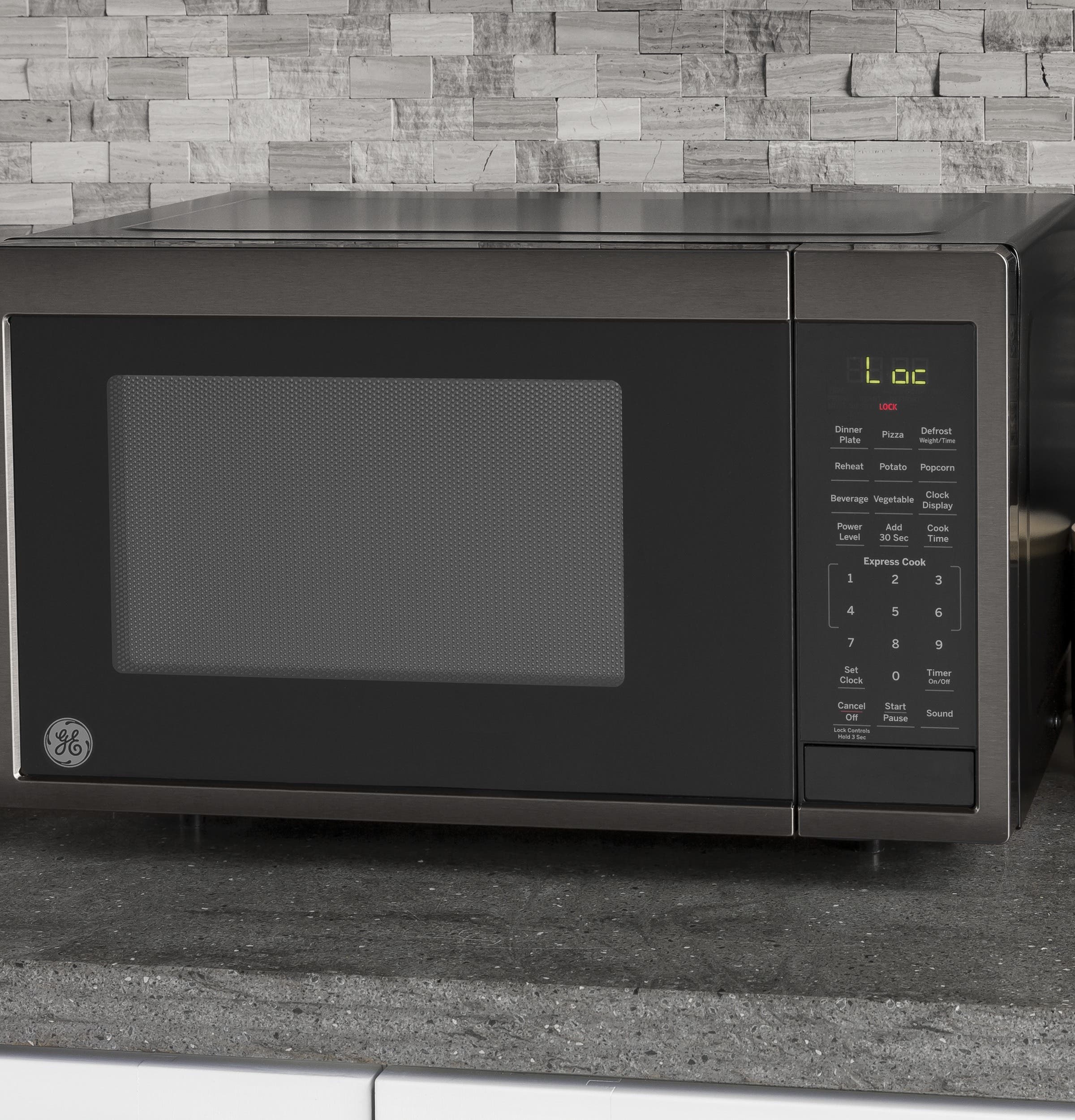 GE JES1095BMTS Black Stainless