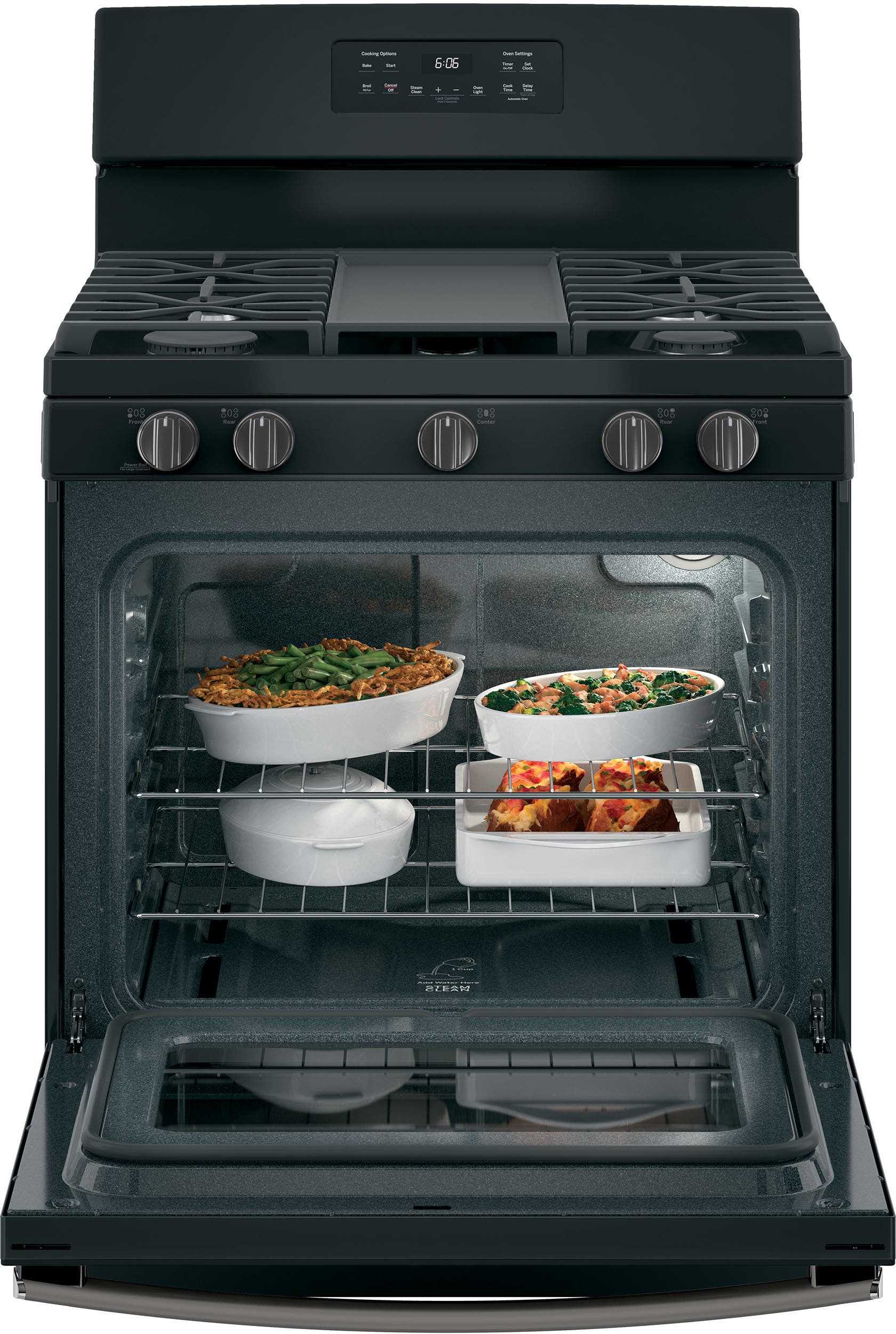 GE JGBS66FEKDS Black Slate