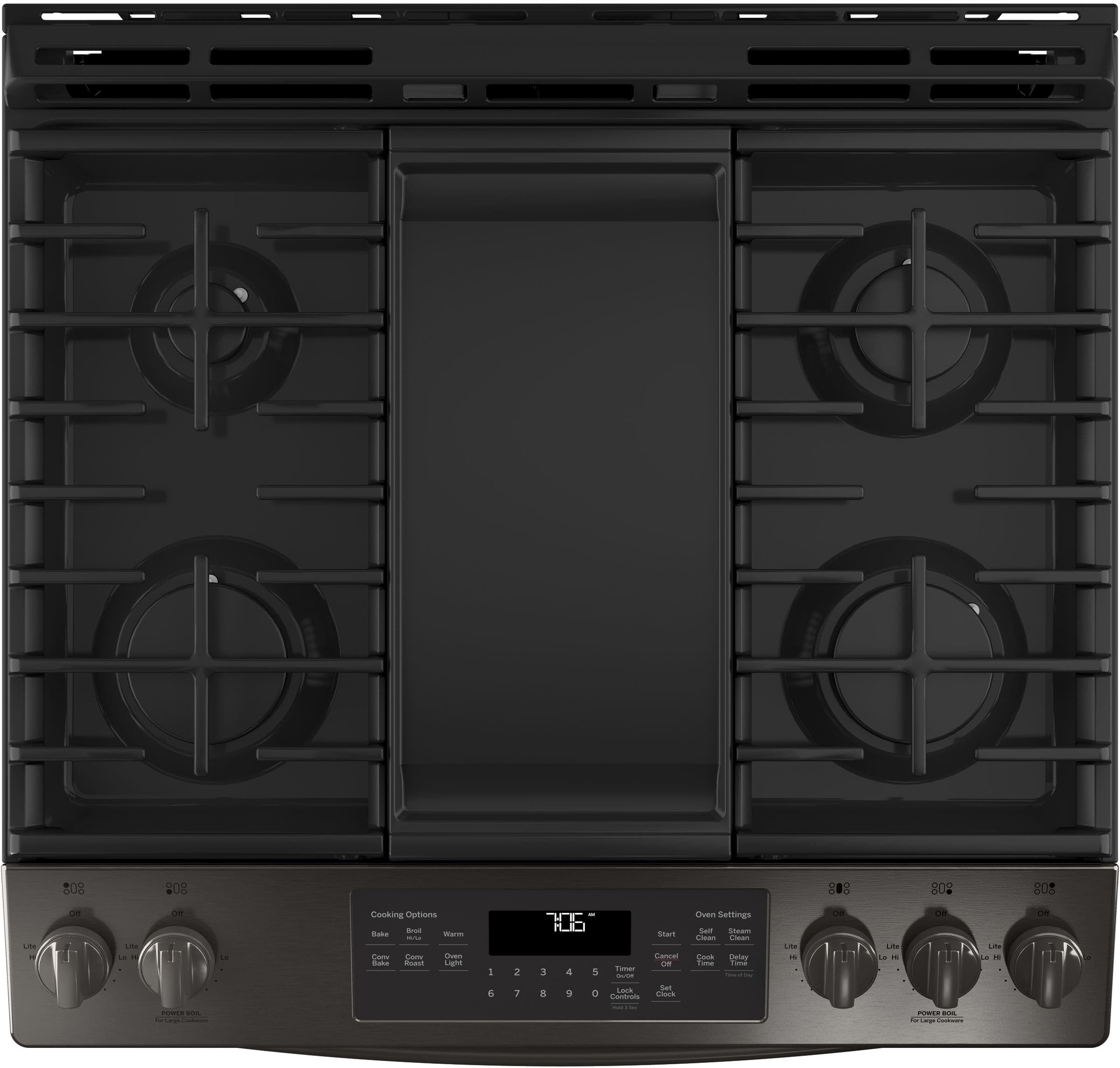 GE JGS760BELTS Black Stainless