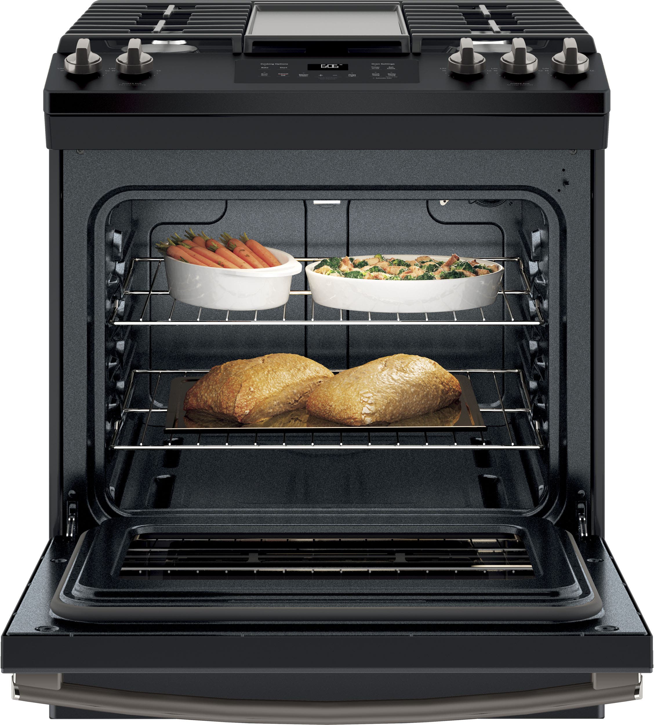 GE JGSS66FELDS Black Slate