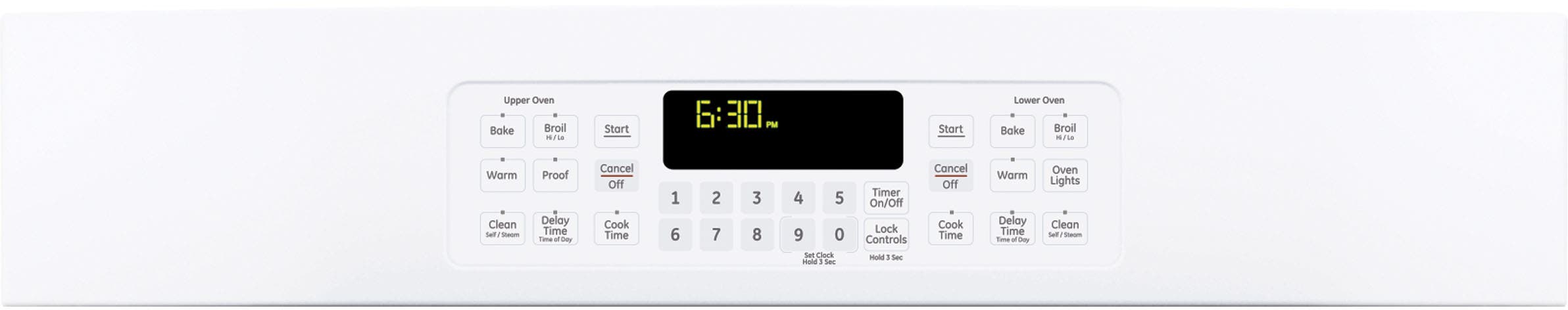 GE JK3500DFWW White