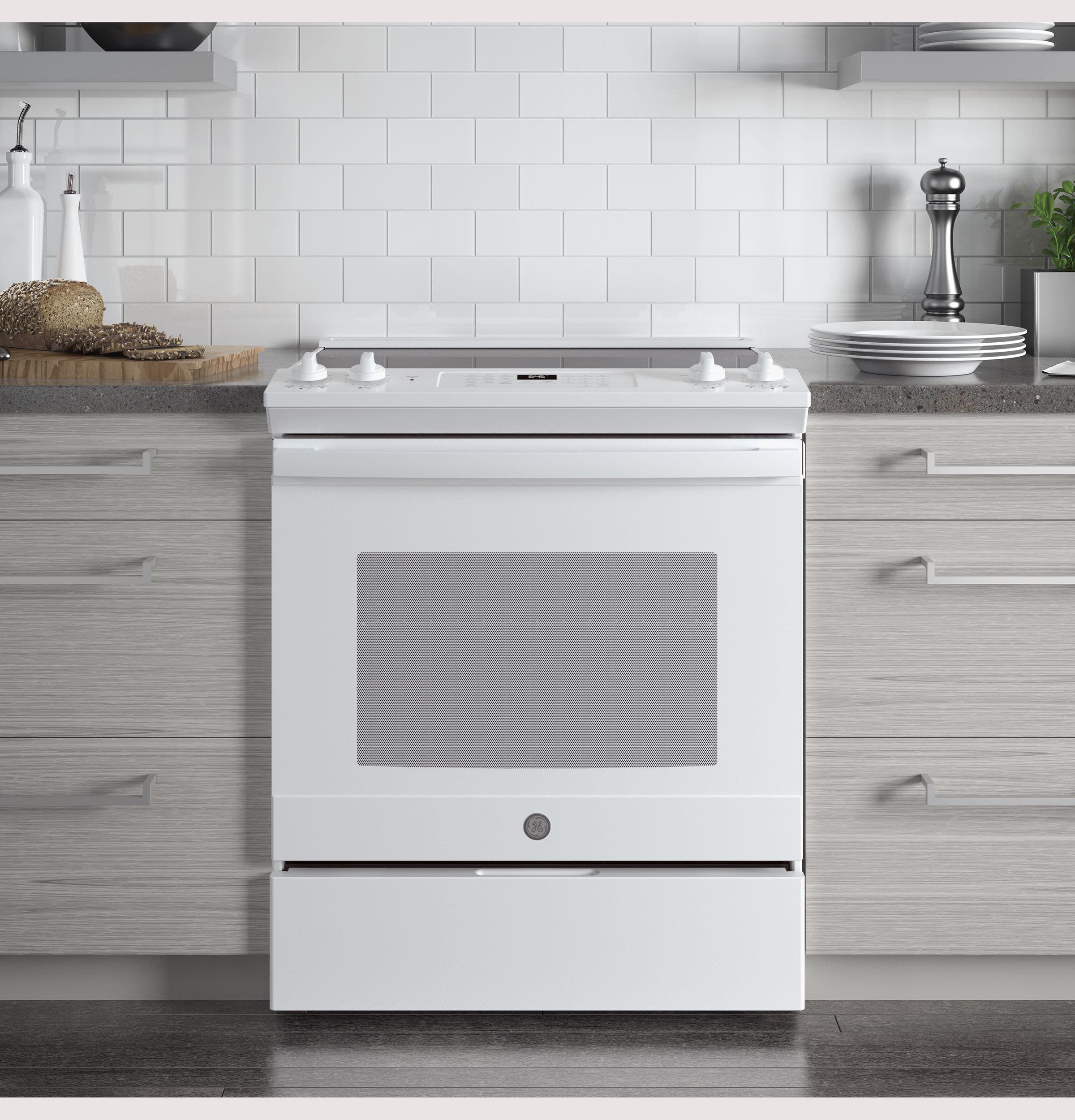 GE JS645DLWW White