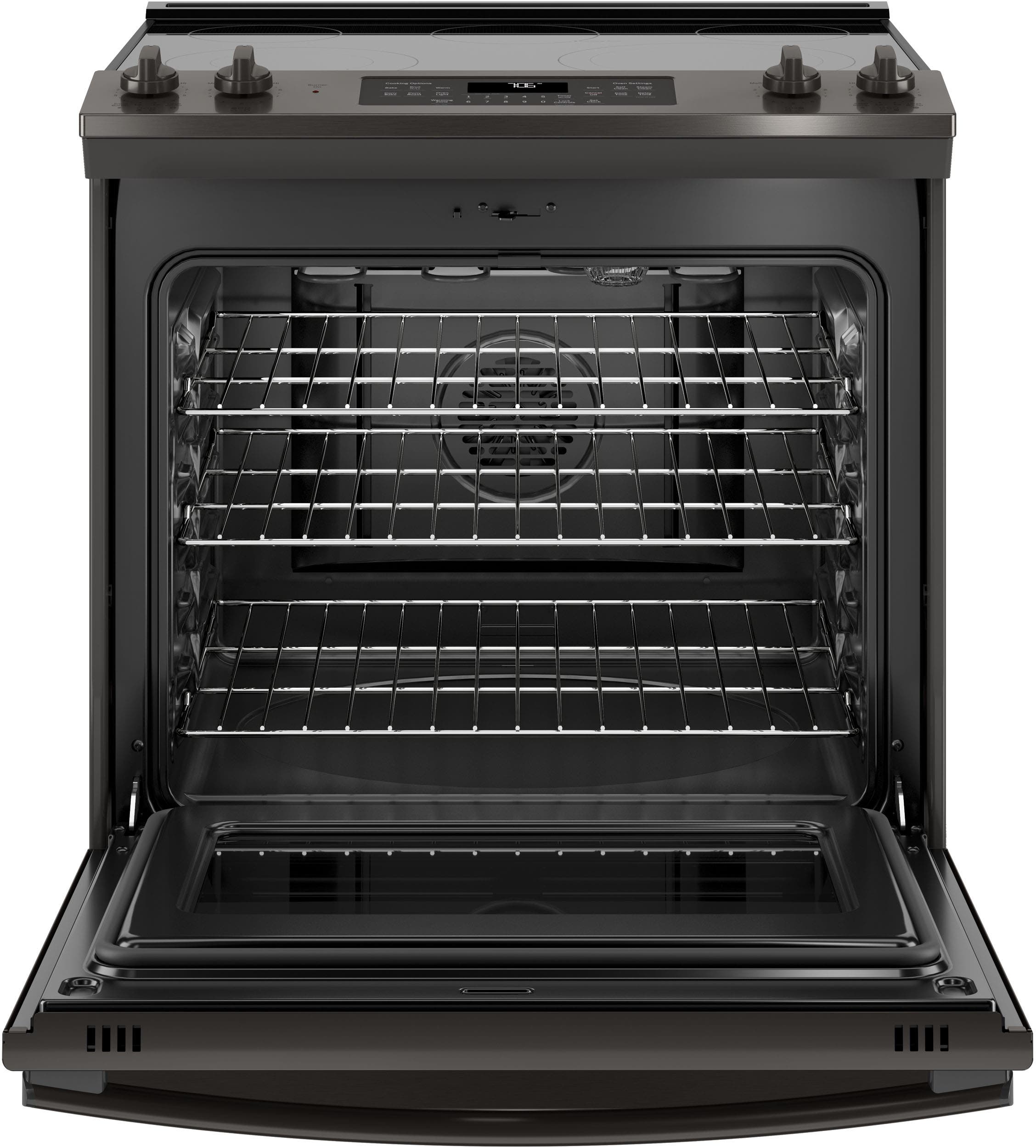 GE JS760BLTS Black Stainless