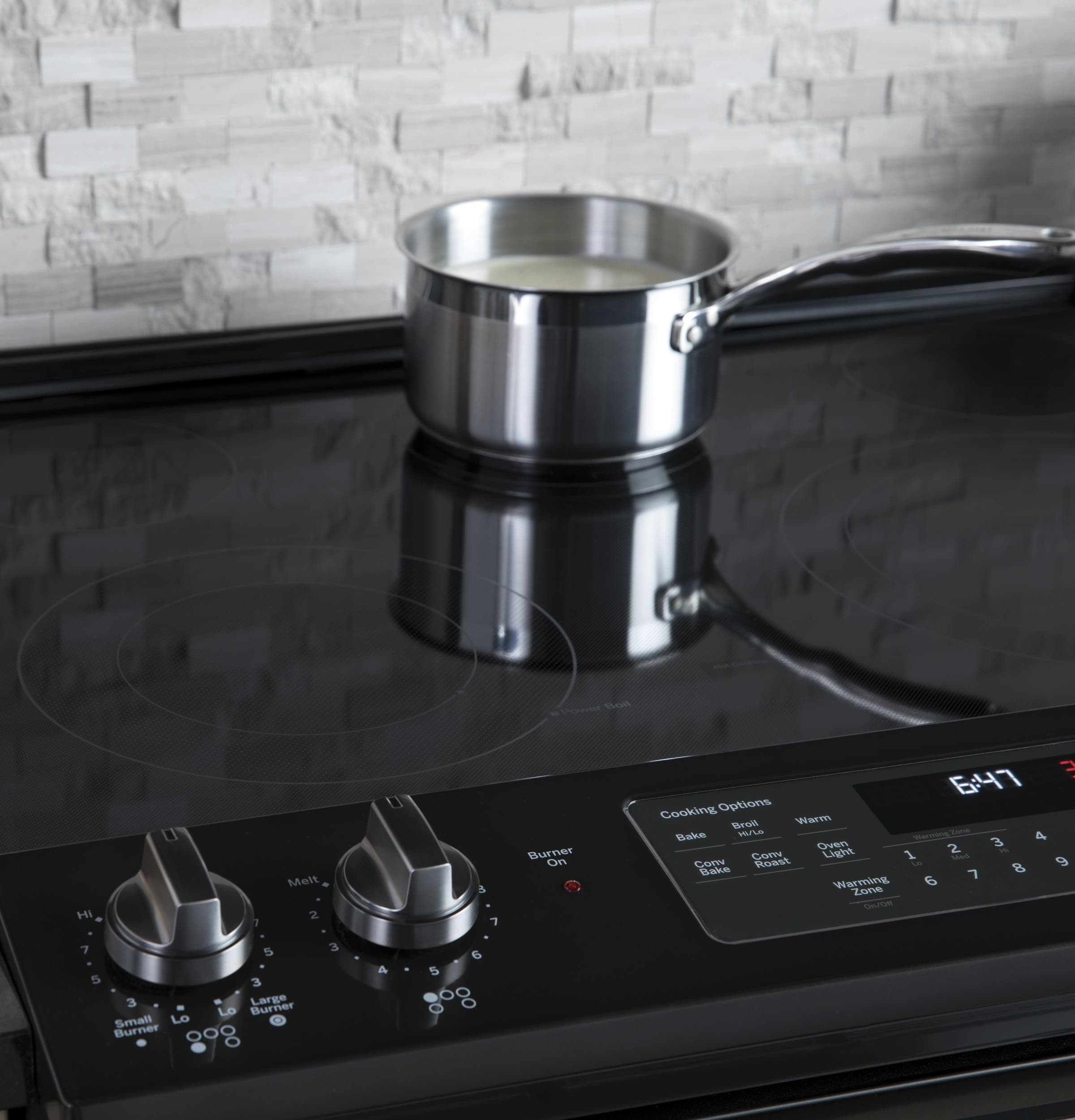 GE JS760BLTS Black Stainless