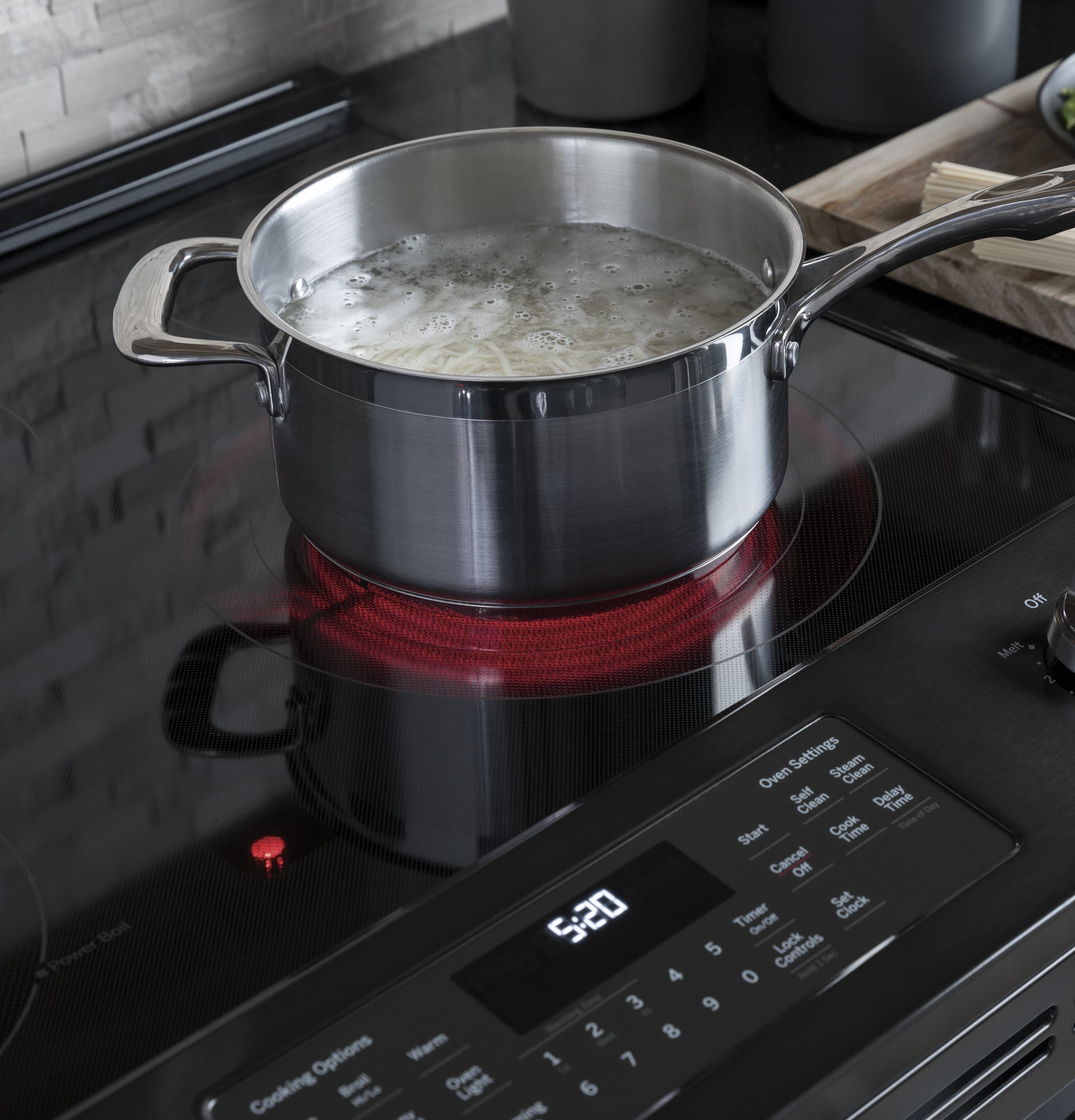 GE JS760BLTS Black Stainless