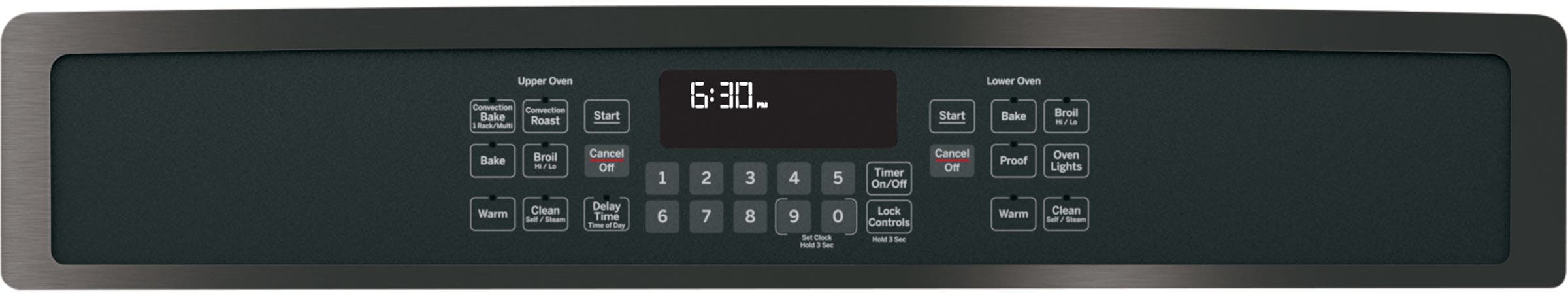 GE JT5500BLTS Black Stainless Steel