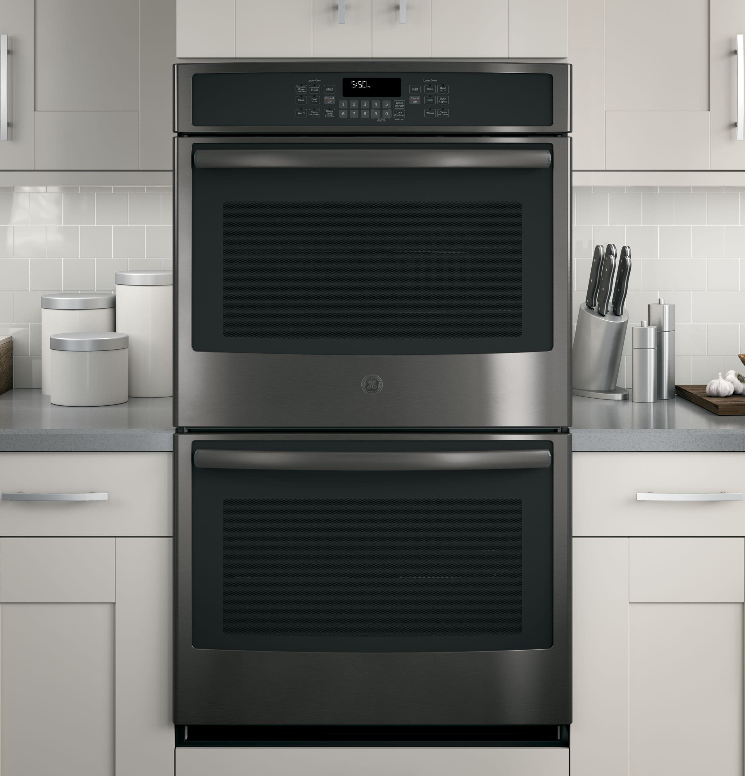 GE JT5500BLTS Black Stainless Steel