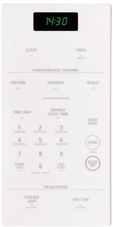 GE JVM1430WD White