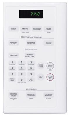 GE JVM1440WH White