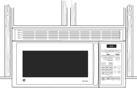 GE JVM1650WH White
