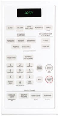 GE JVM1650WH White