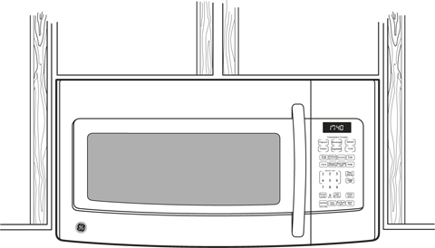 GE JVM1740DPCC Bisque on Bisque