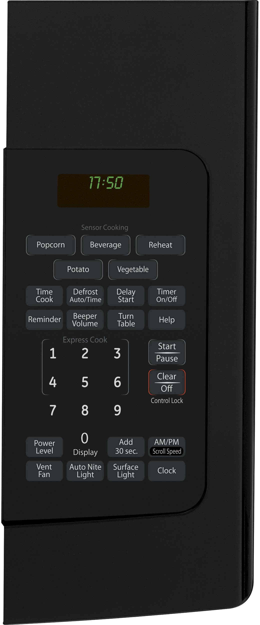 GE JVM1750DPBB Black