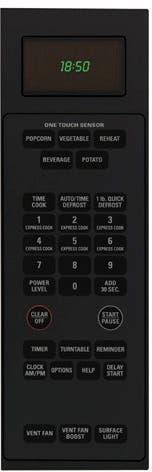 GE JVM1850BH Black