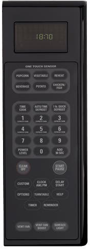 GE JVM1870BF Black
