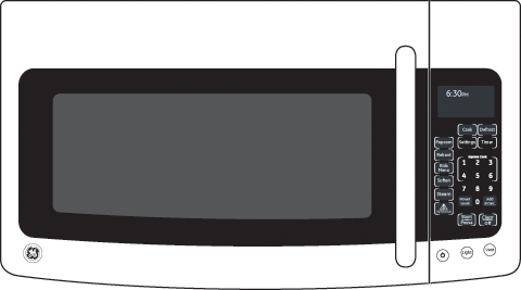 GE JVM1950DRCC 1.9 cu. ft. Over-the-Range Microwave Oven Bisque