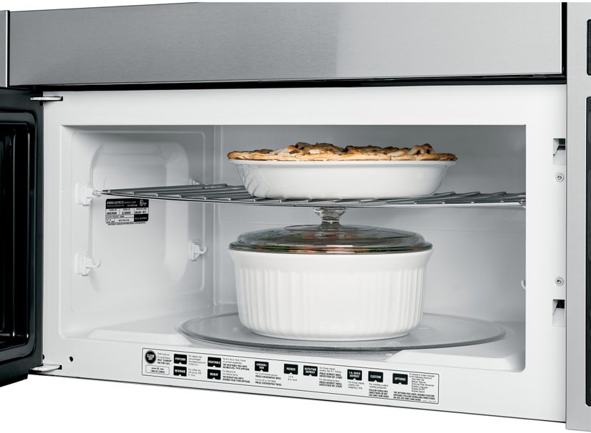 GE JVM3670SK 1.8 cu. ft. Over-the-Range Microwave Oven with 110...