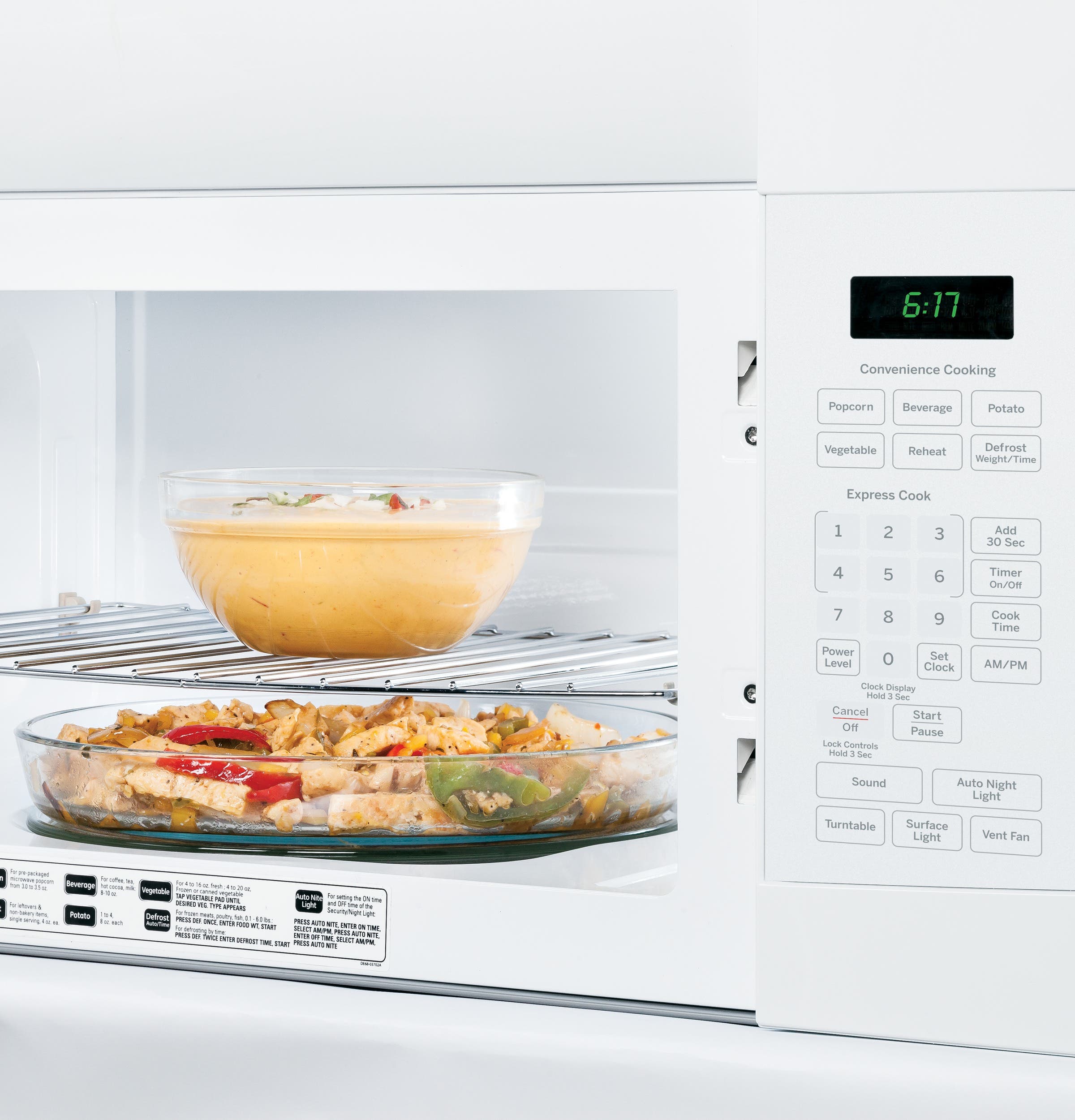 GE JVM6172DFWW White