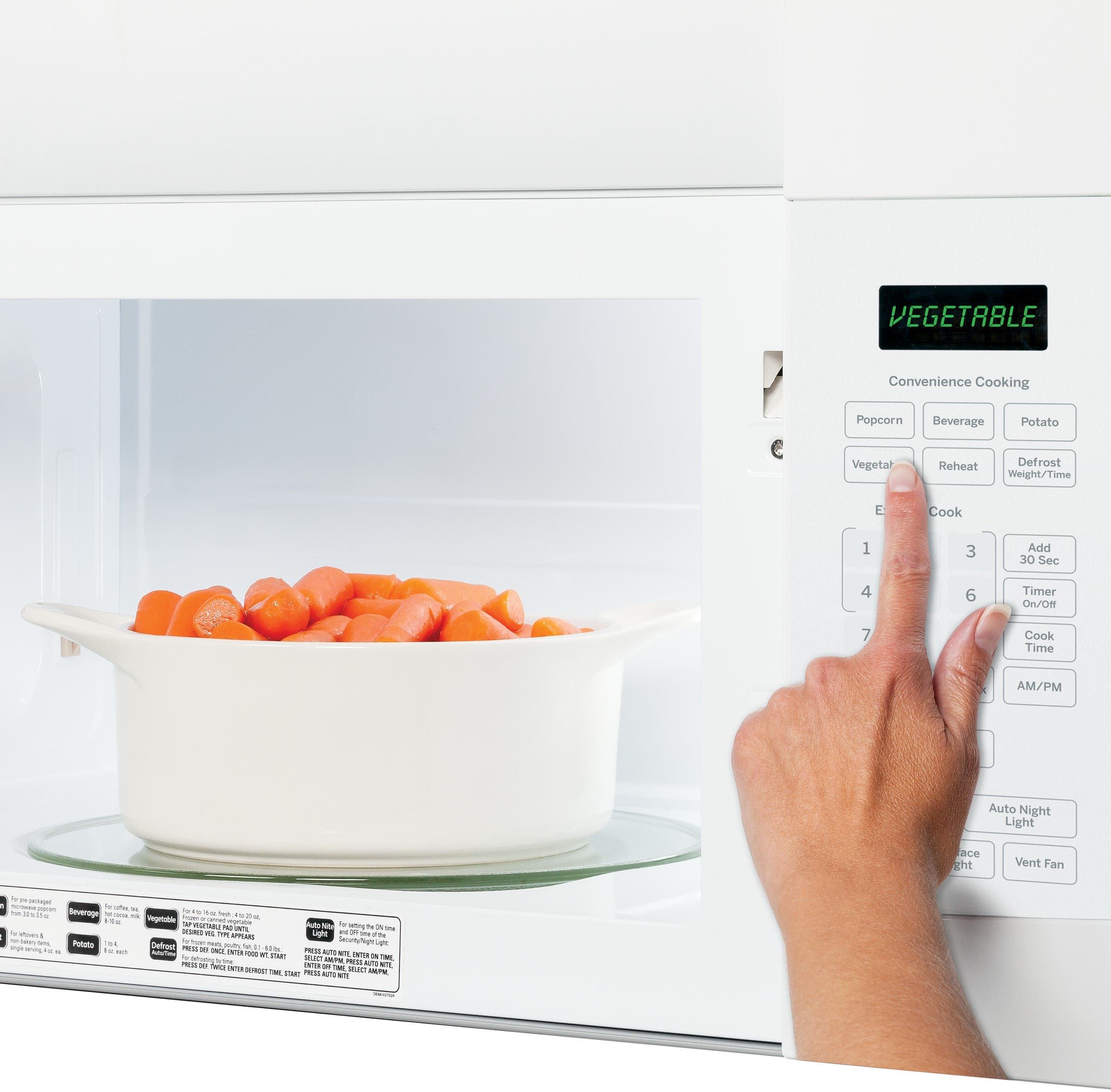 GE JVM6172DFWW White