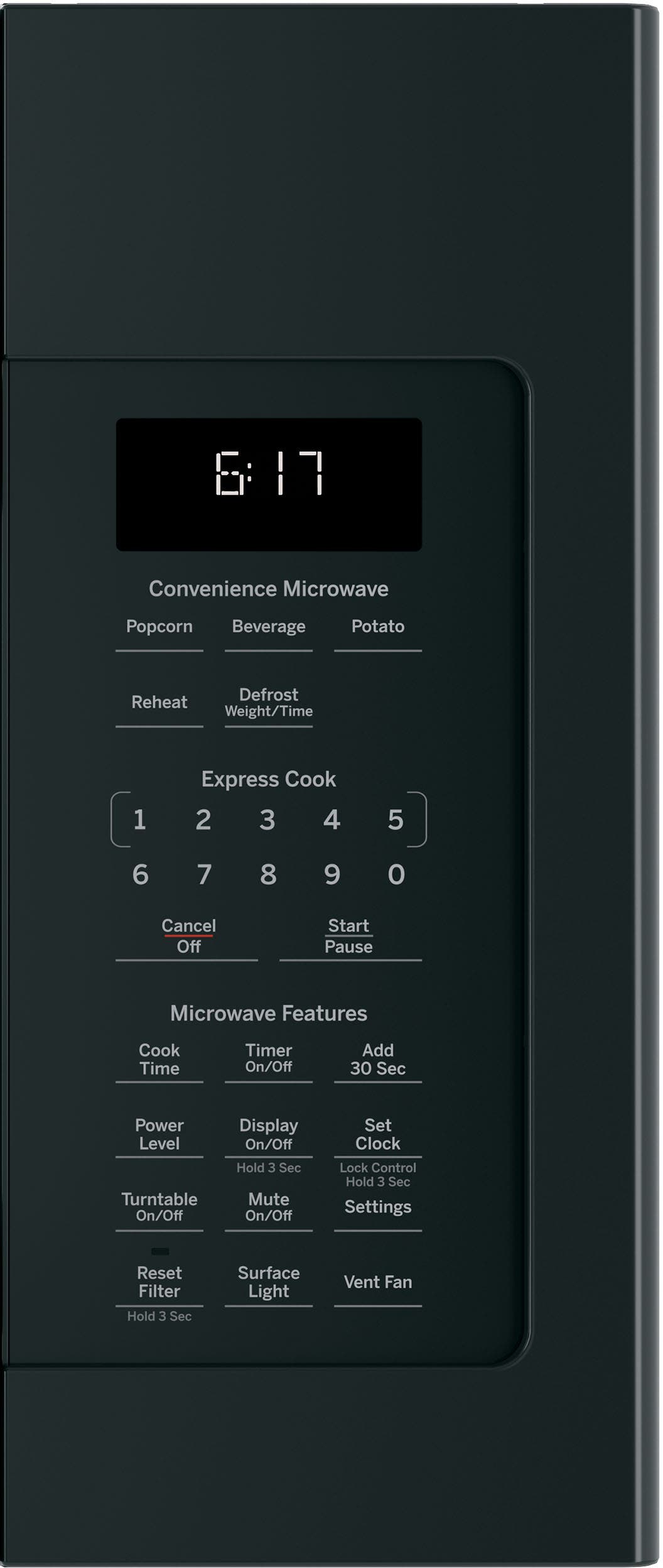 GE JVM6172DKBB Black