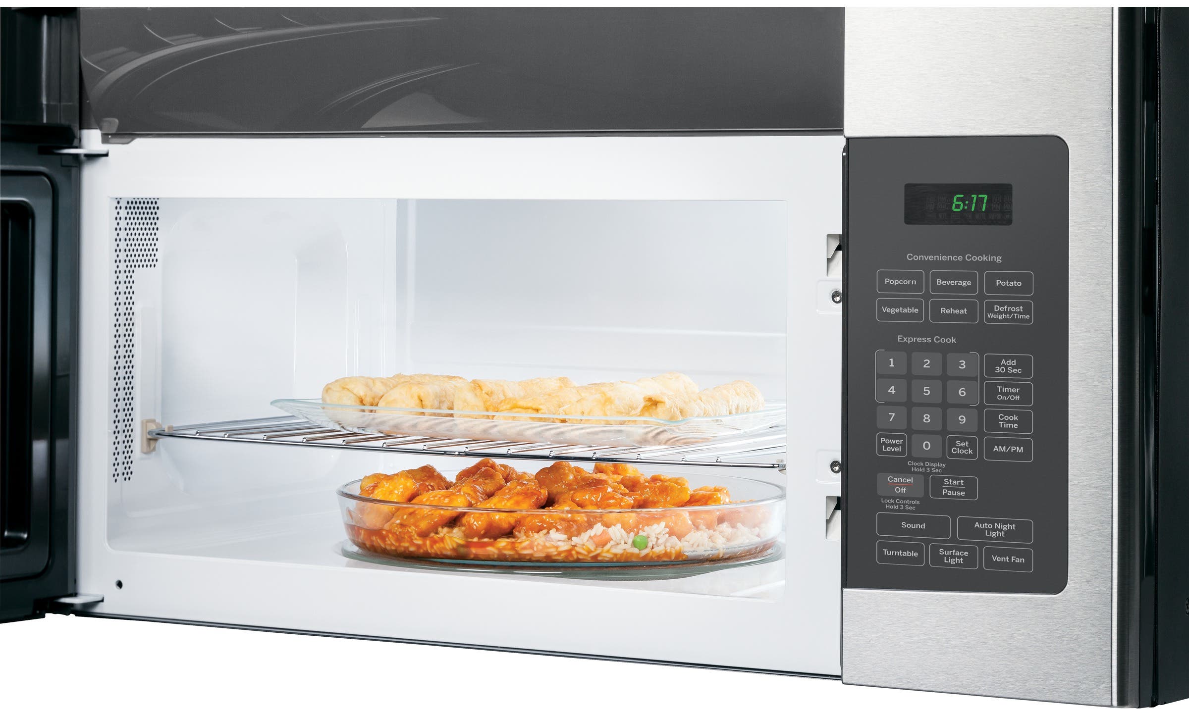 GE JVM6172SFSS Stainless Steel with Grey Case