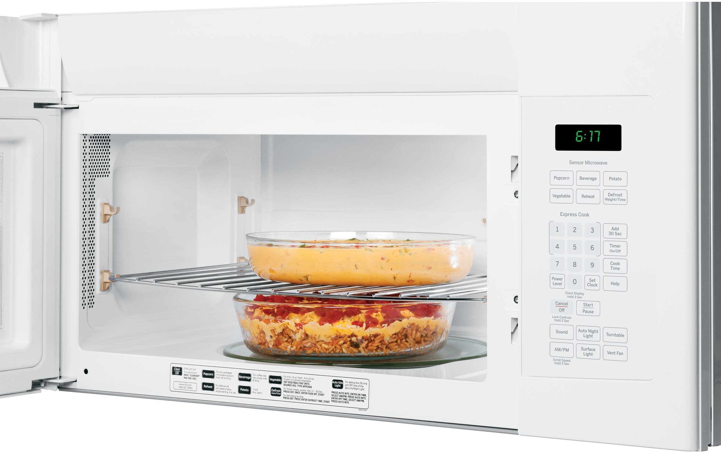 GE JVM6175DFWW White