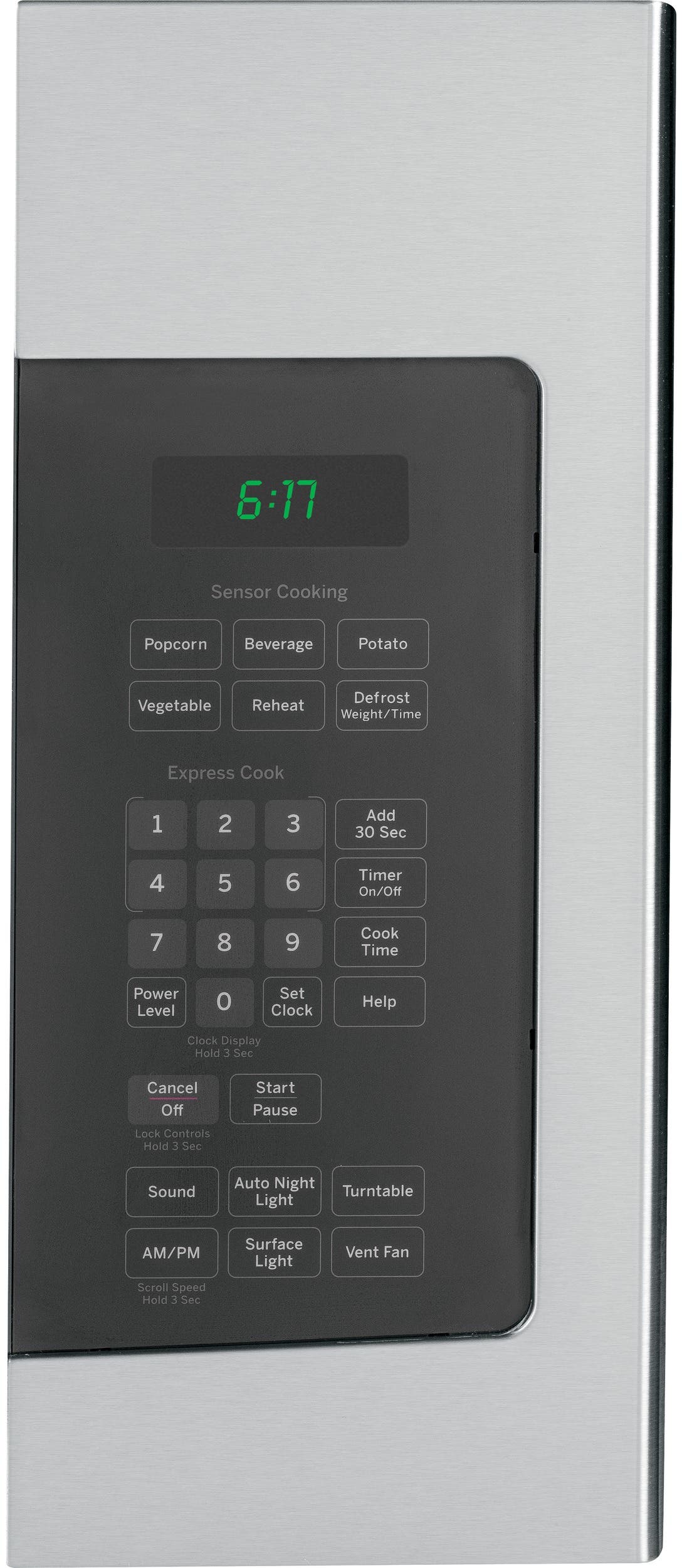 GE JVM6175SFSS Stainless Steel with Grey Case