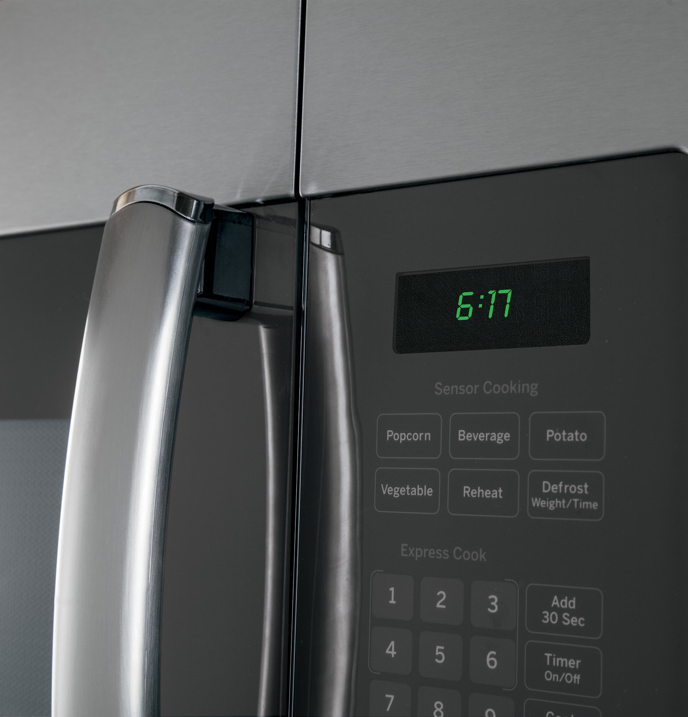 GE JVM6175SFSS Stainless Steel with Grey Case