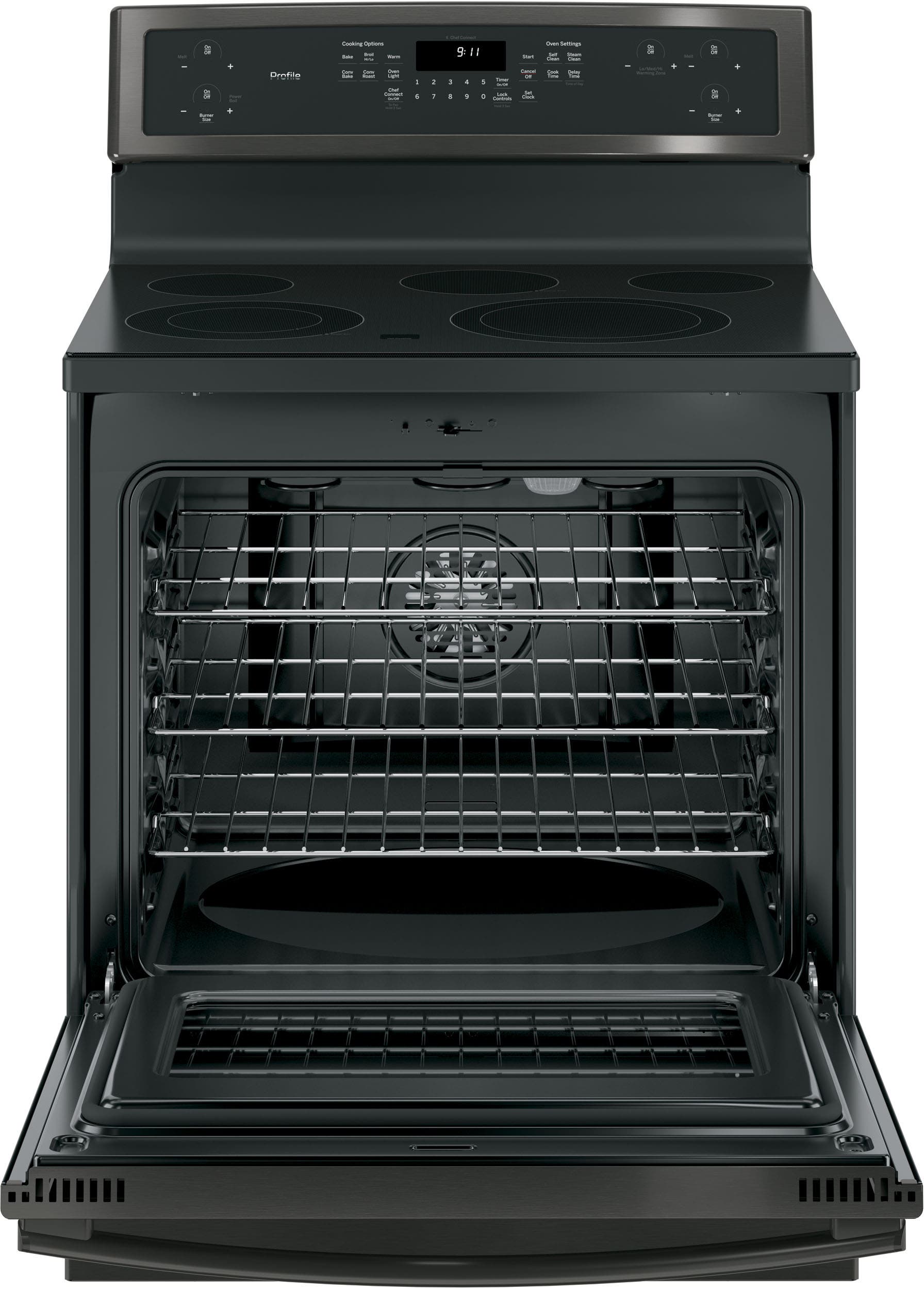 GE PB911BJTS Black Stainless Steel