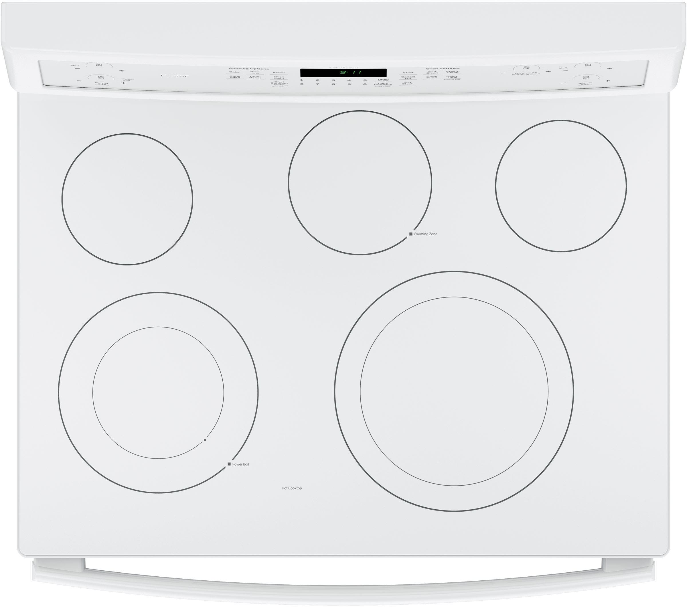 GE PB911TJWW White