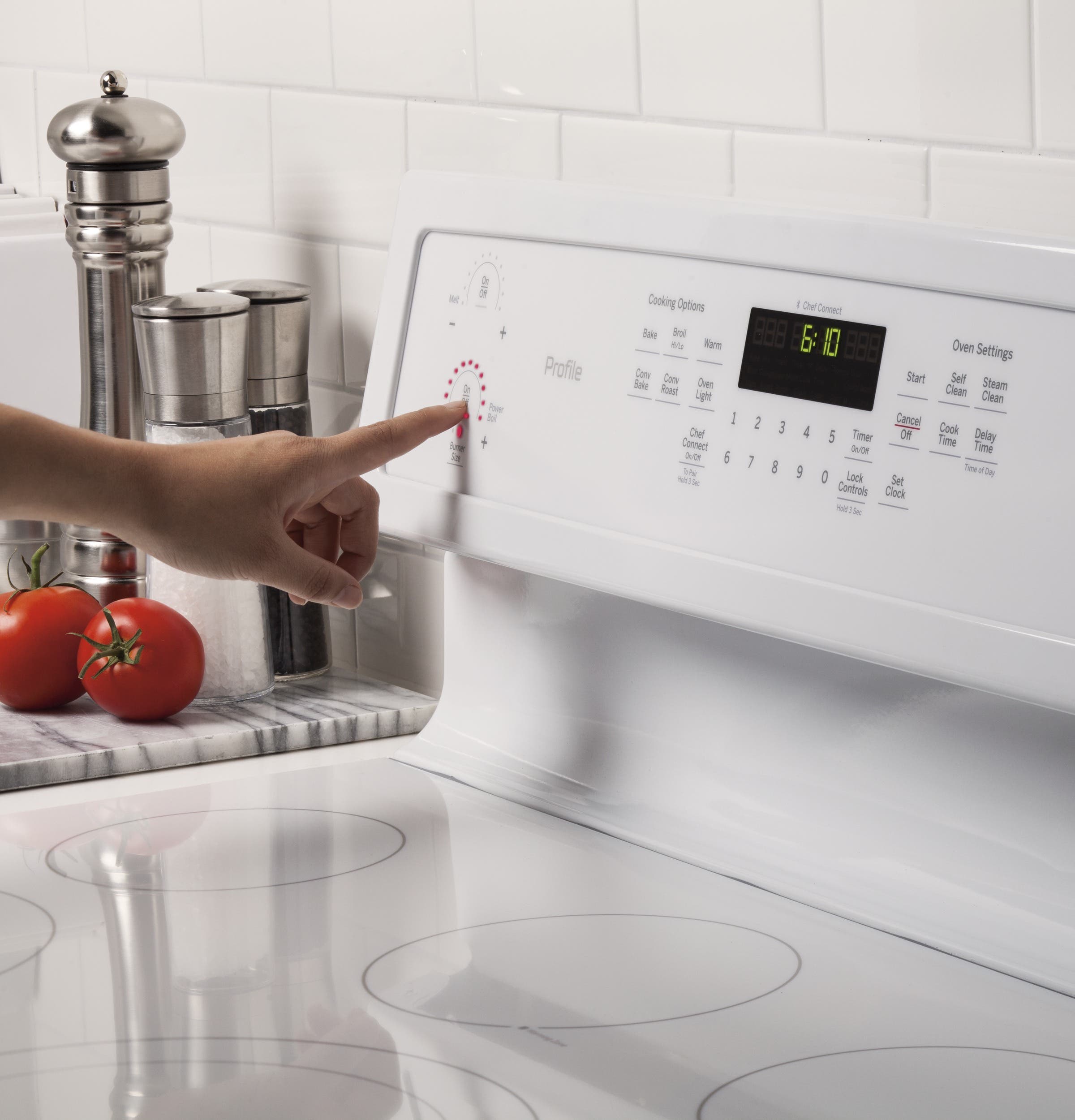GE PB911TJWW White